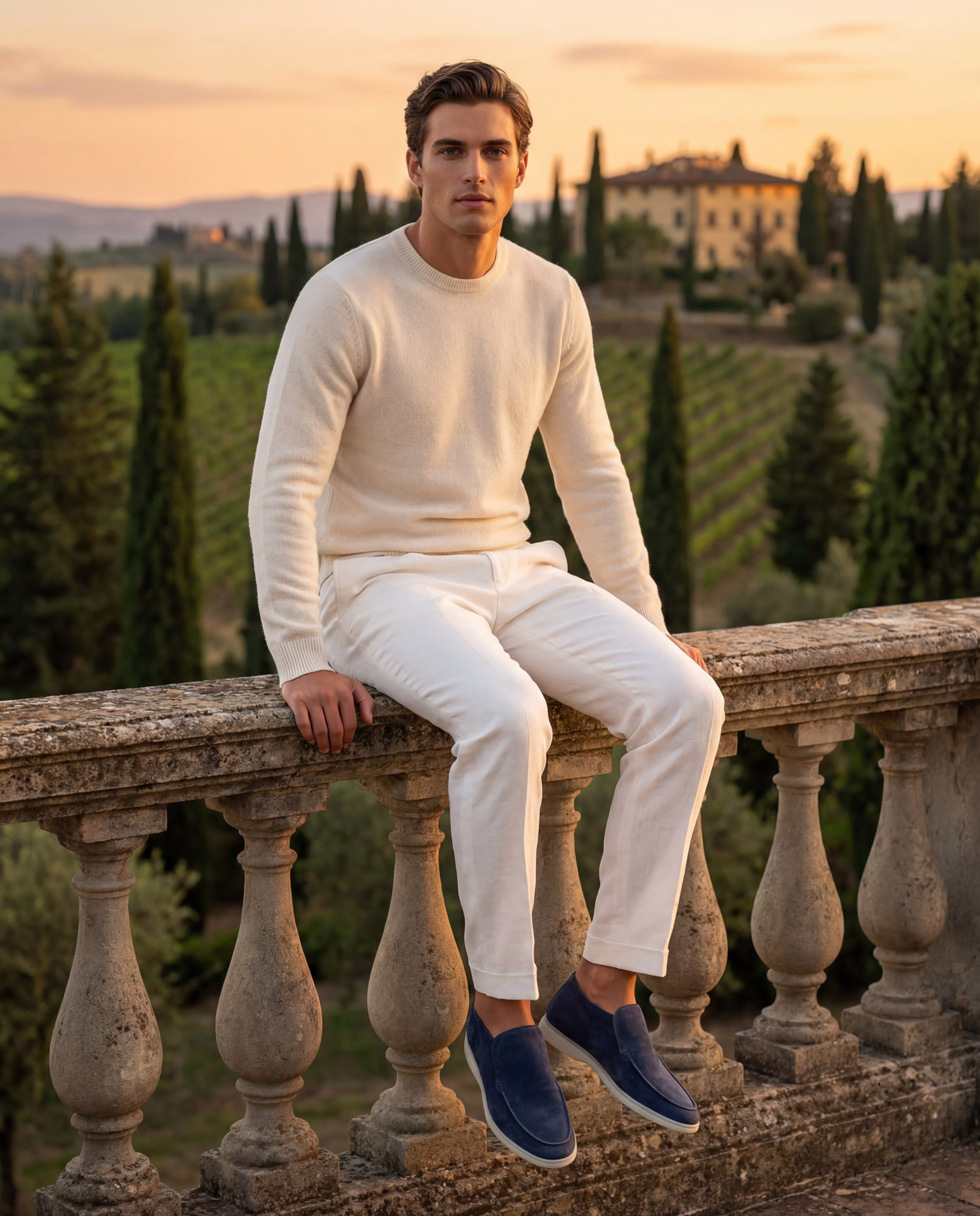 MONTE CARLO SUEDE LOAFERS
