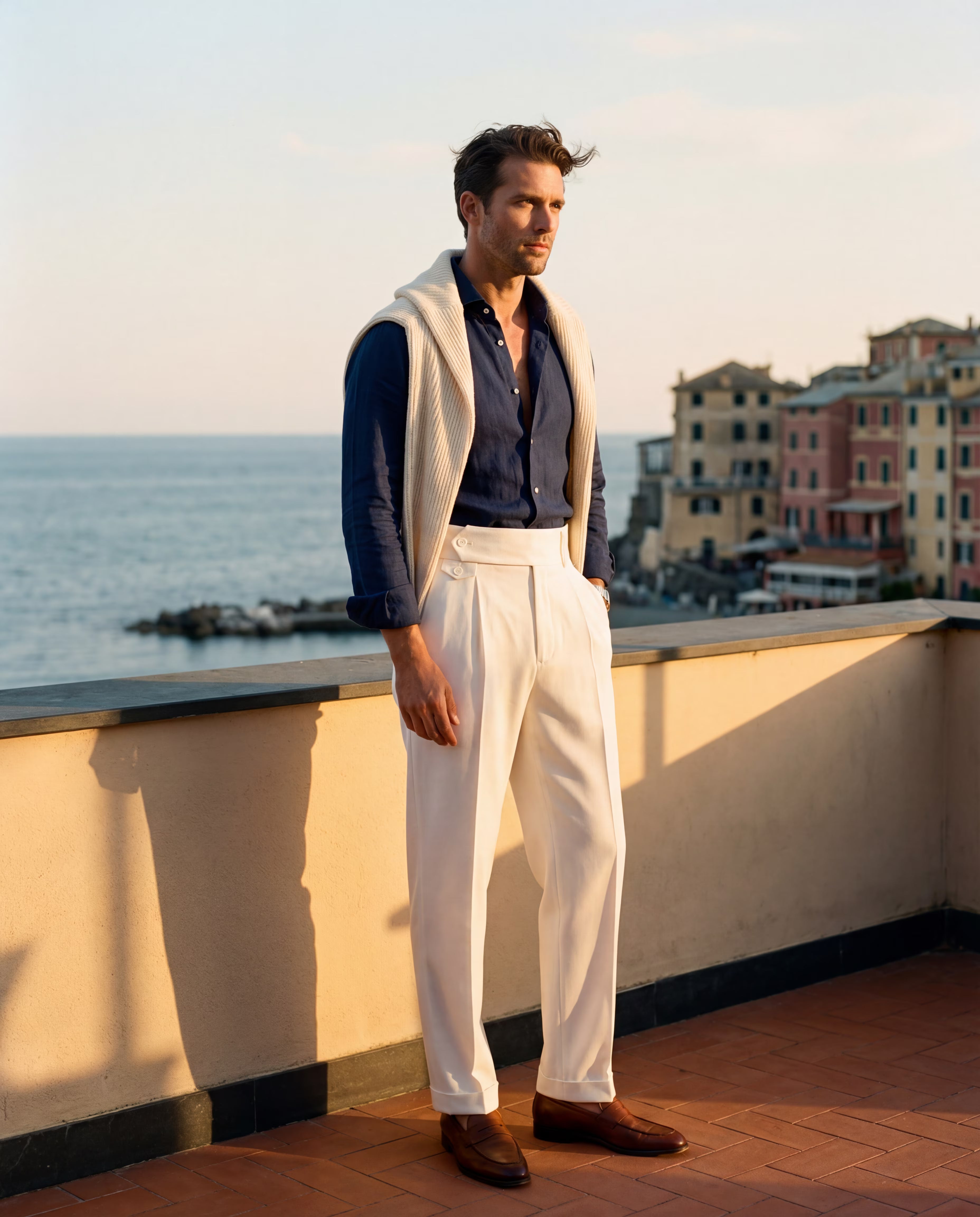 MILAN HIGH-WAIST TROUSERS