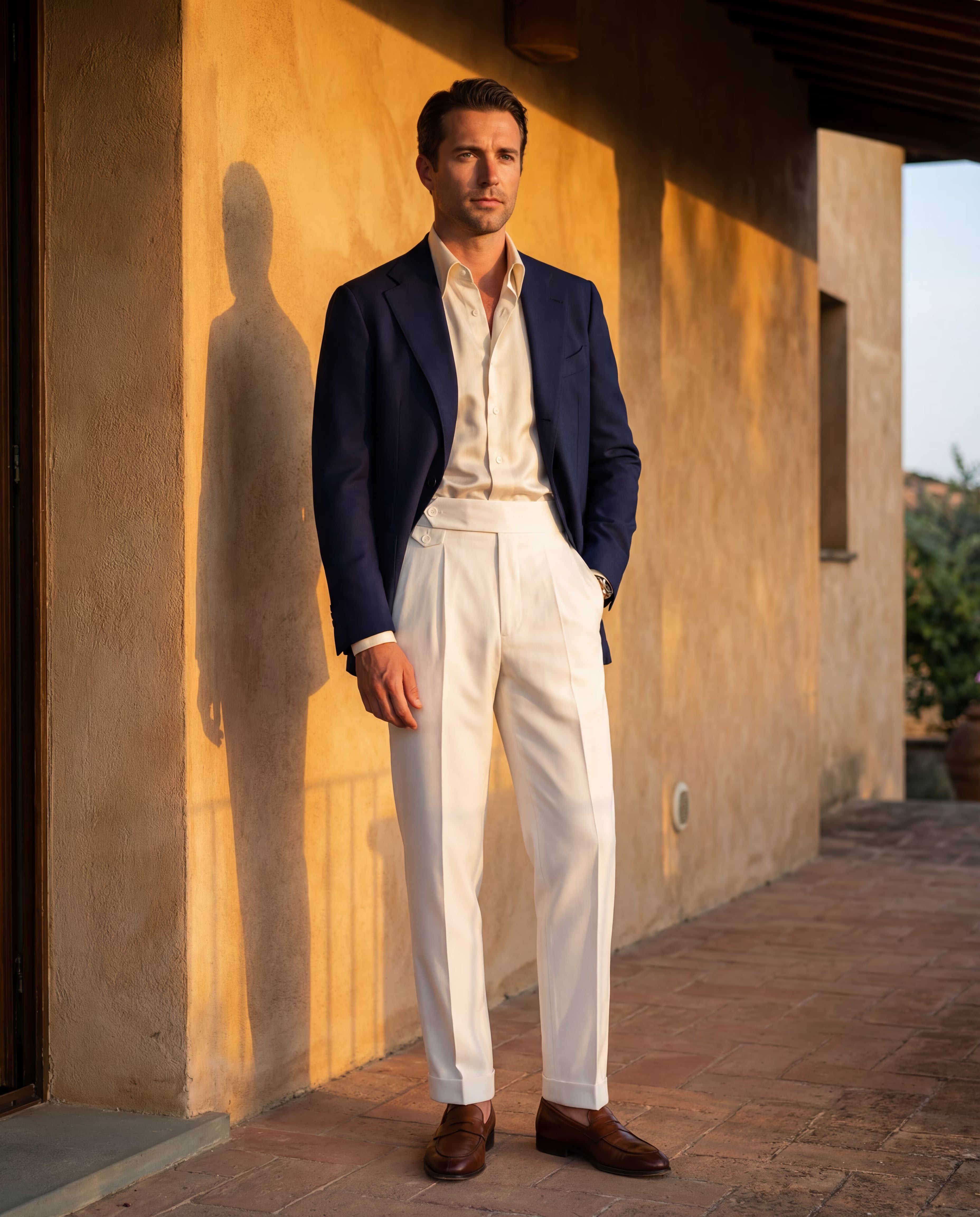 MILAN HIGH-WAIST TROUSERS