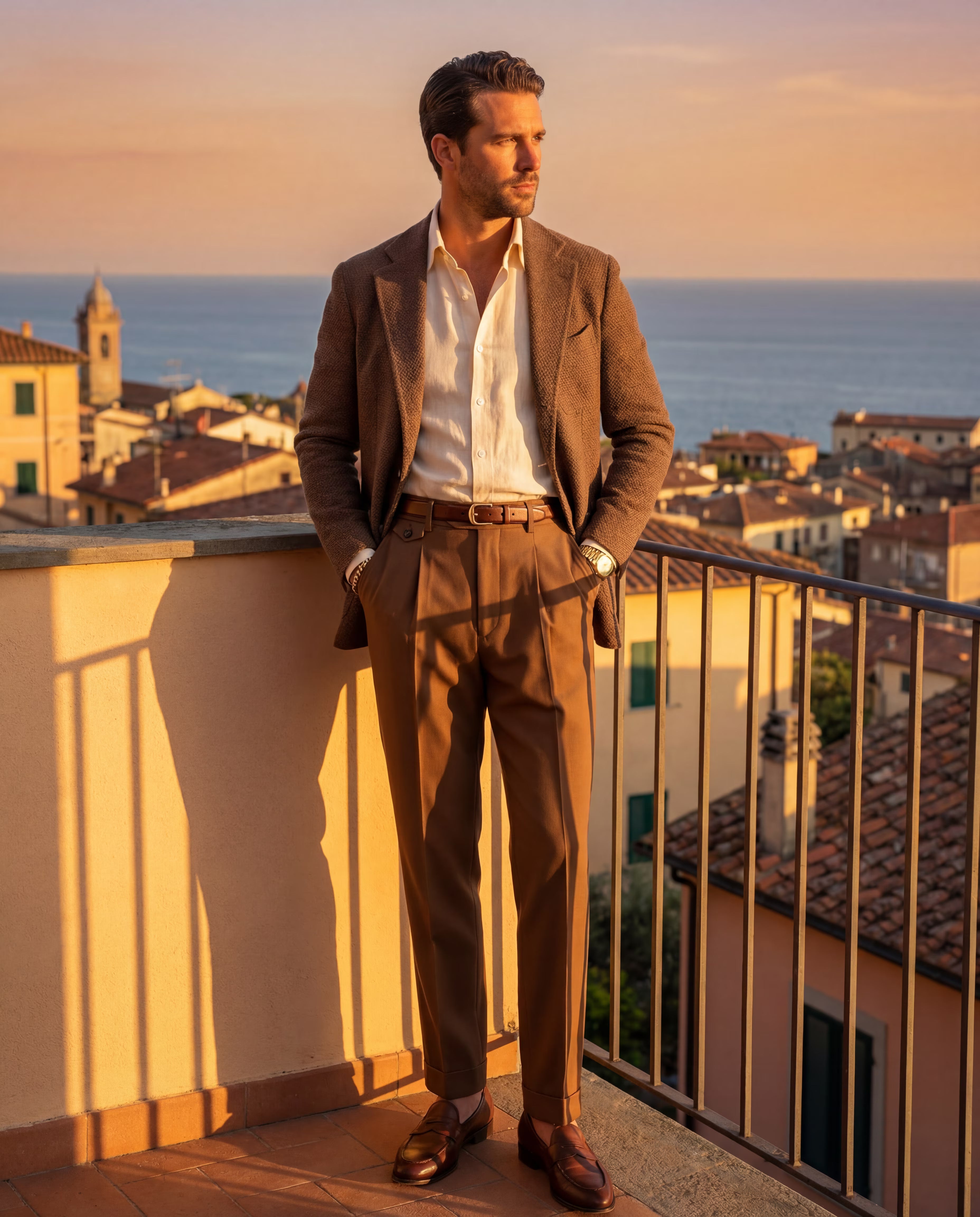MILAN HIGH-WAIST TROUSERS