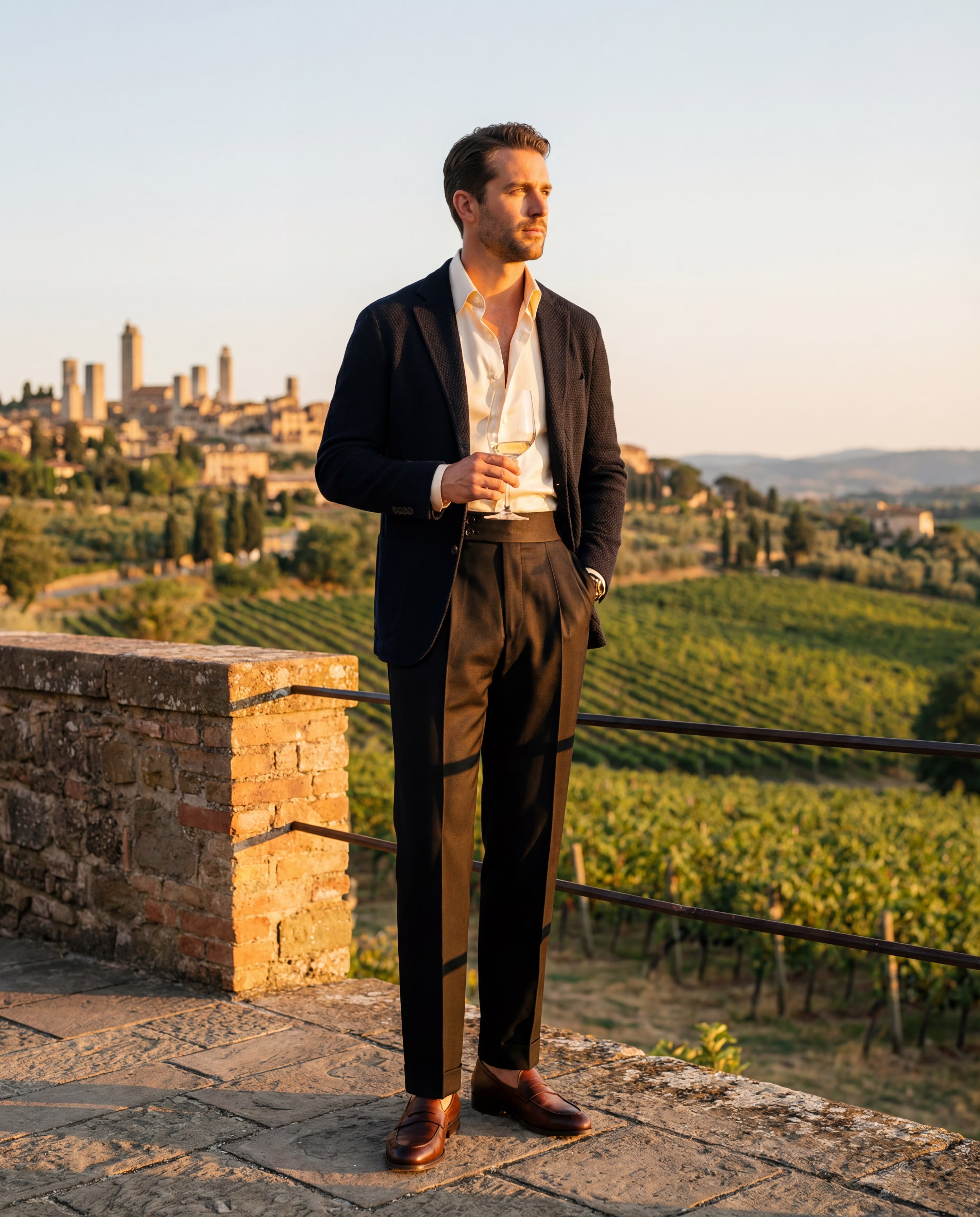 MILAN HIGH-WAIST TROUSERS