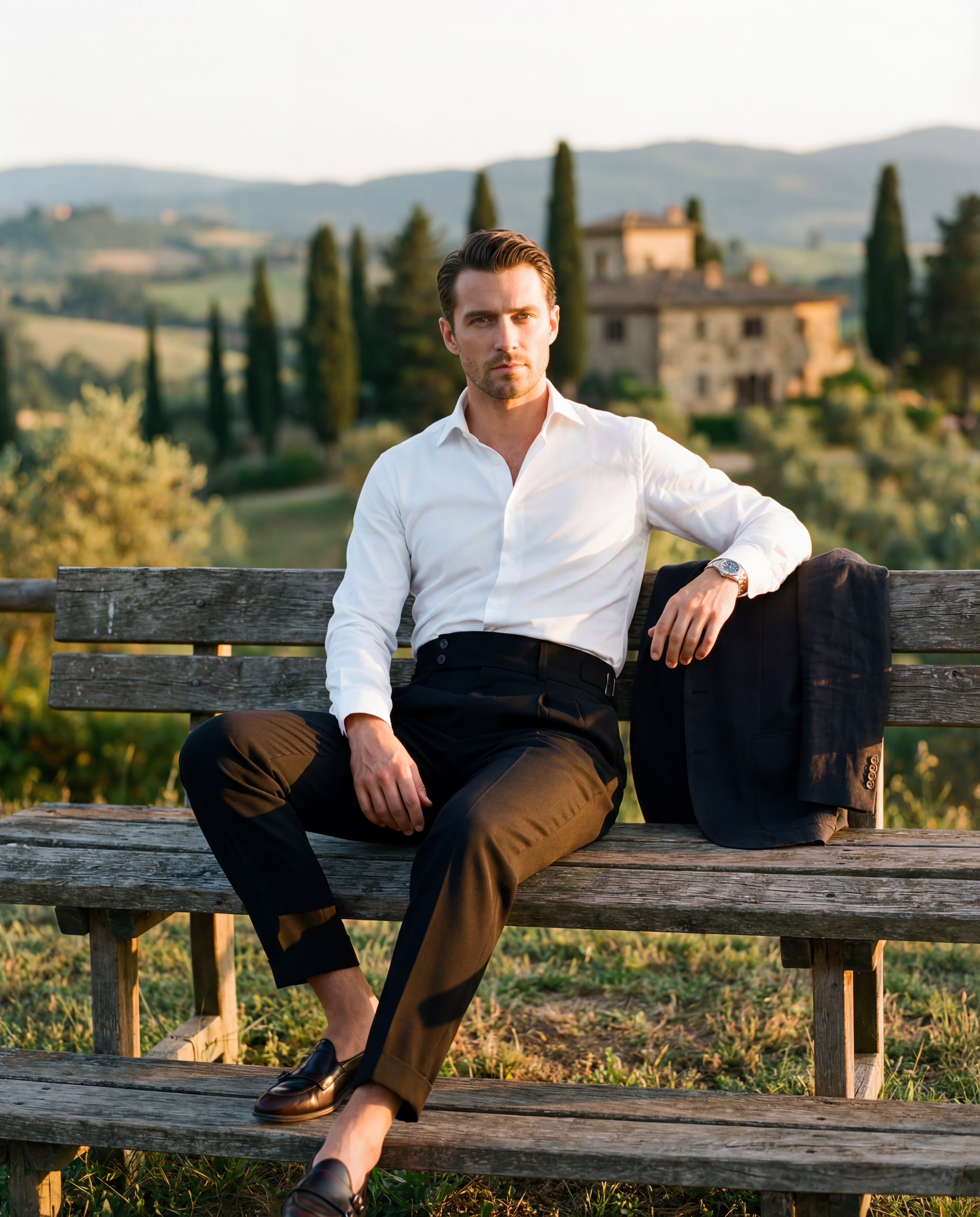 MILAN HIGH-WAIST TROUSERS