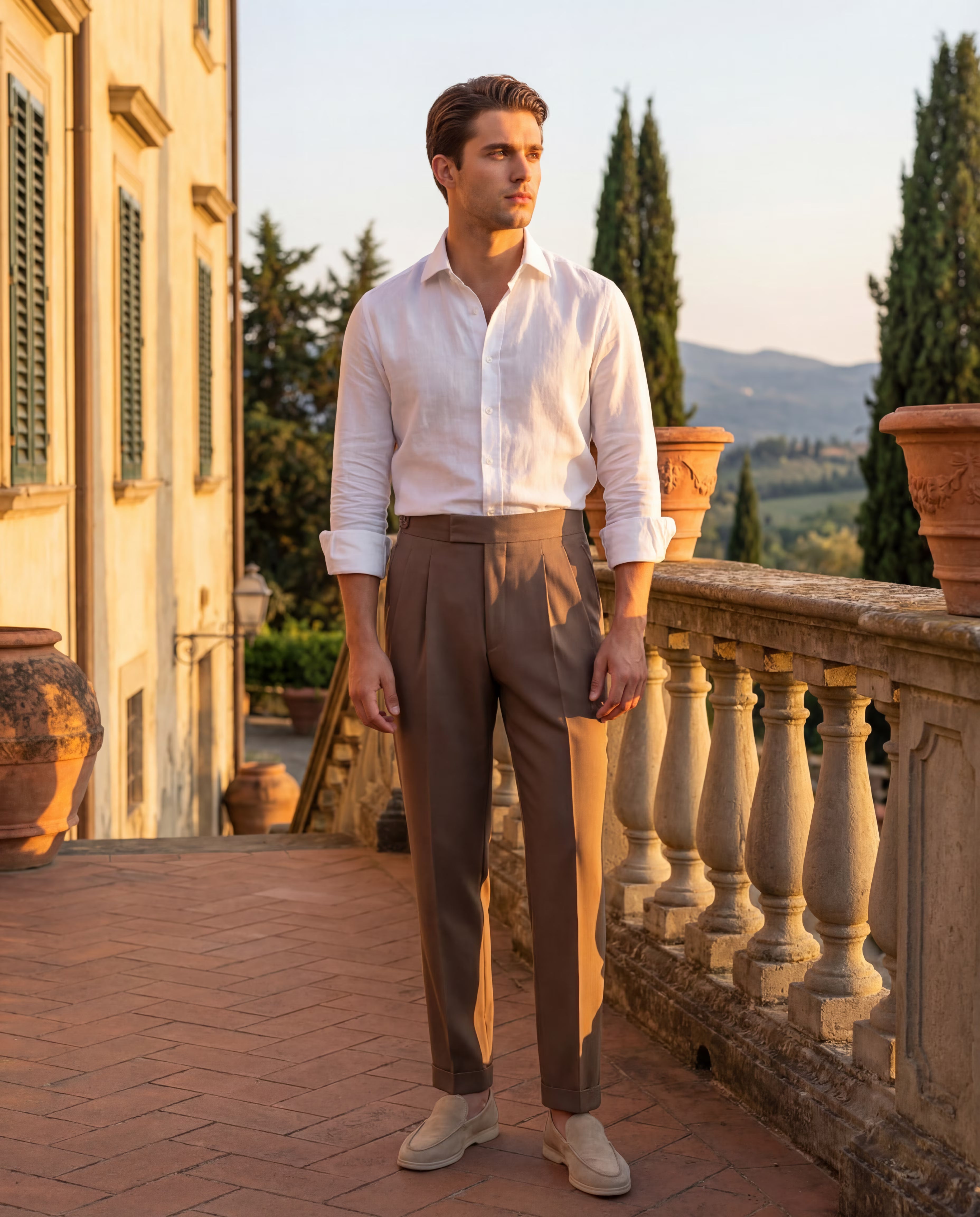 PARIS HIGH-WAIST TROUSERS