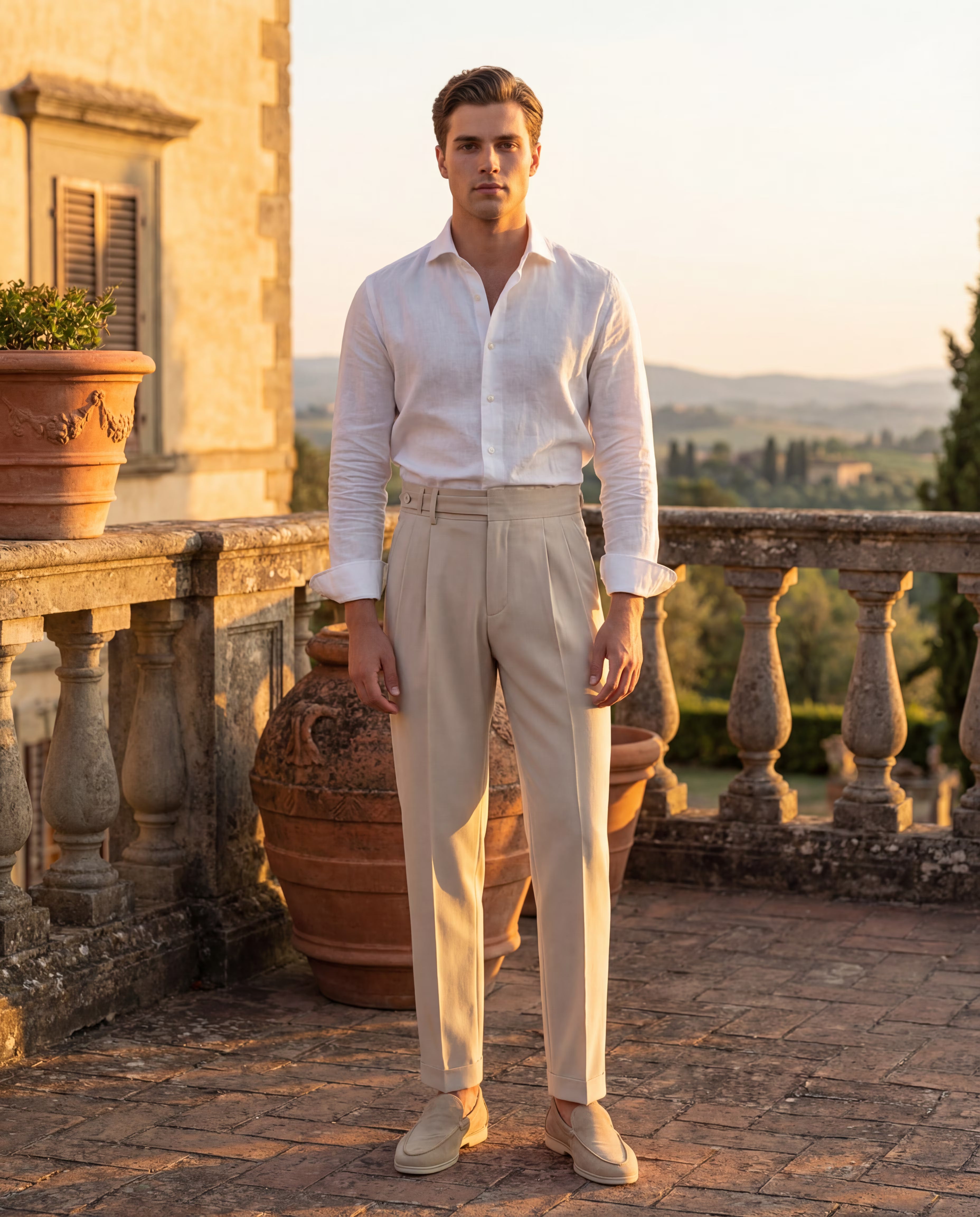 PARIS HIGH-WAIST TROUSERS