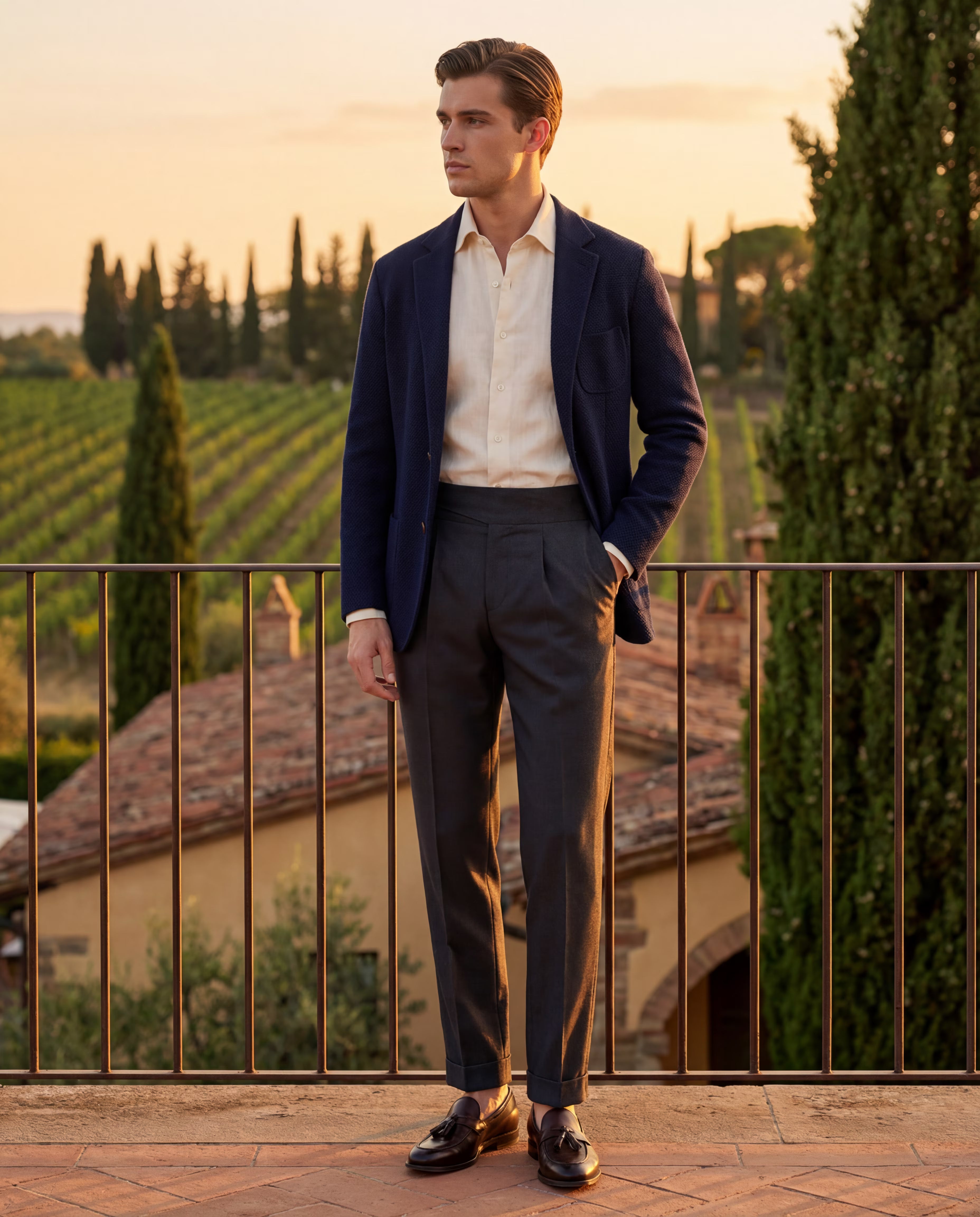 PALERMO SIDE-ADJUSTER TROUSERS