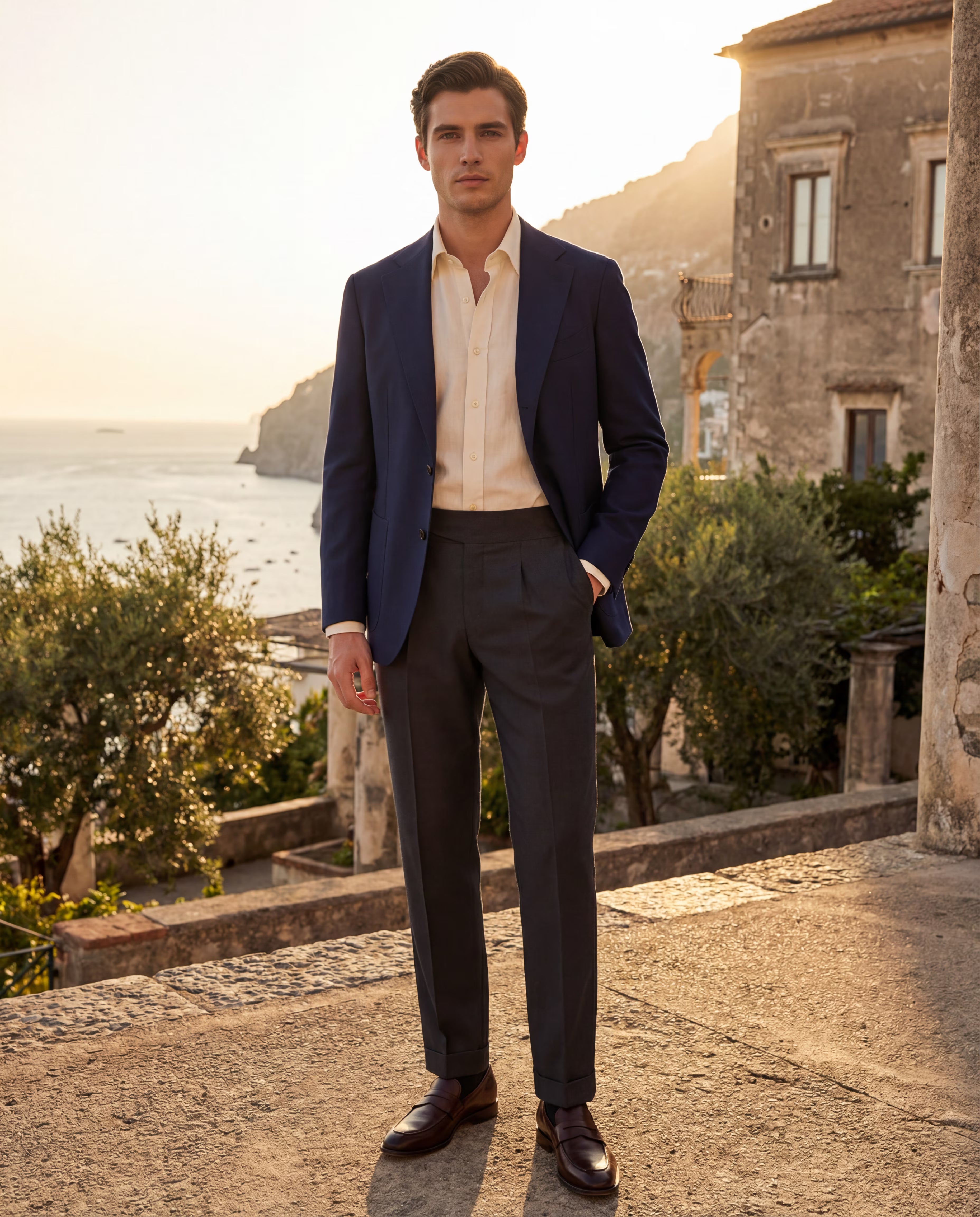 PALERMO SIDE-ADJUSTER TROUSERS