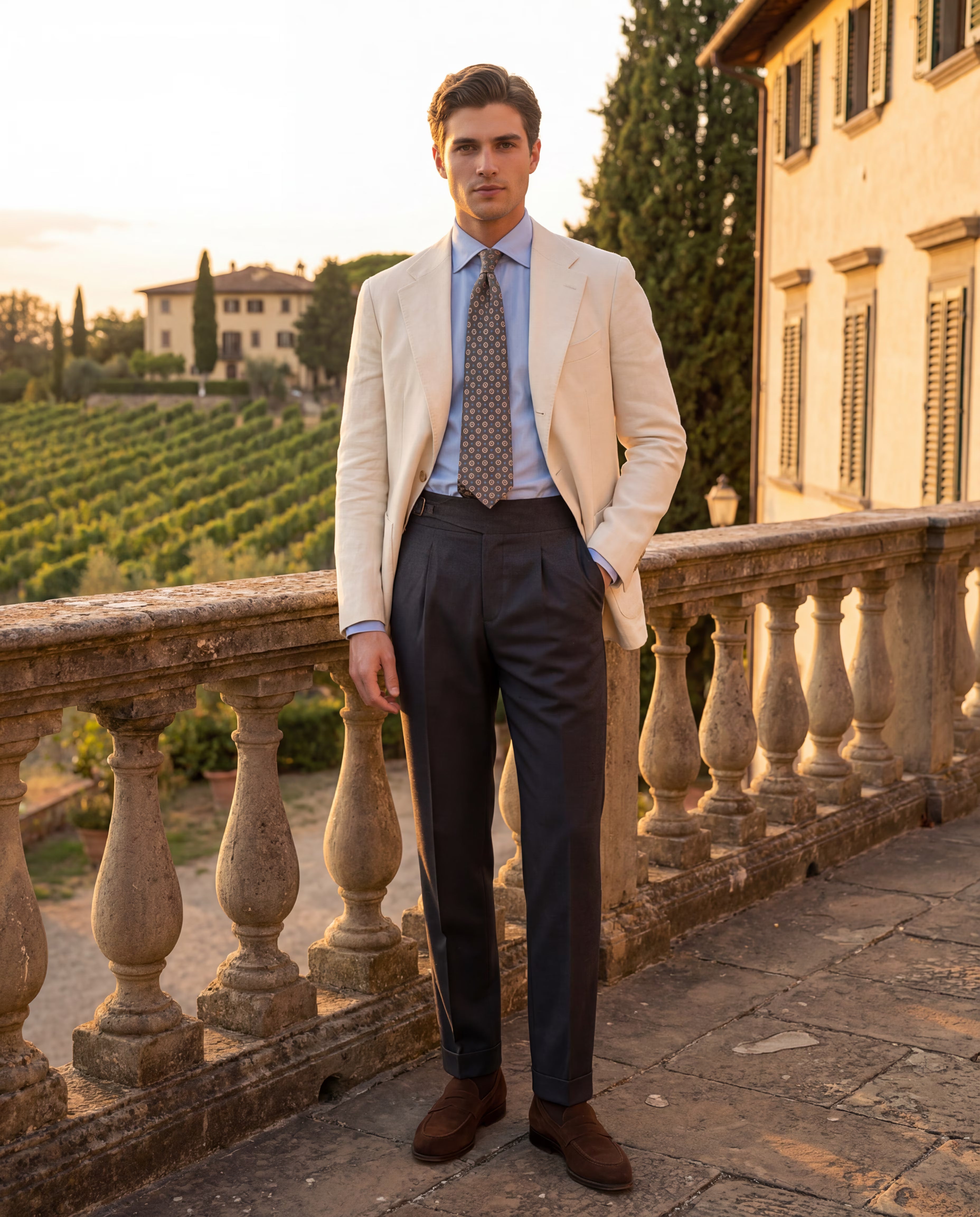 PALERMO SIDE-ADJUSTER TROUSERS