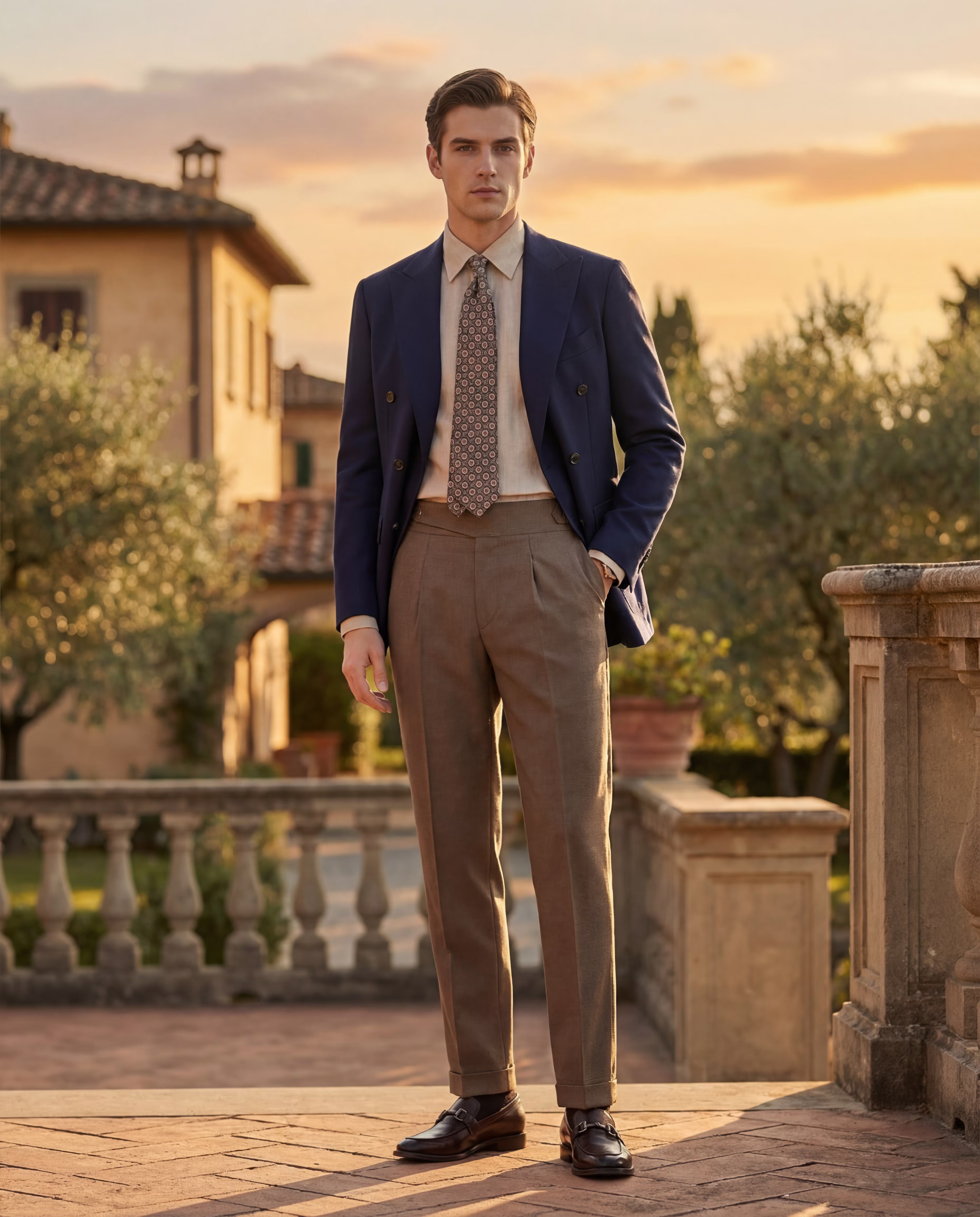 PALERMO SIDE-ADJUSTER TROUSERS