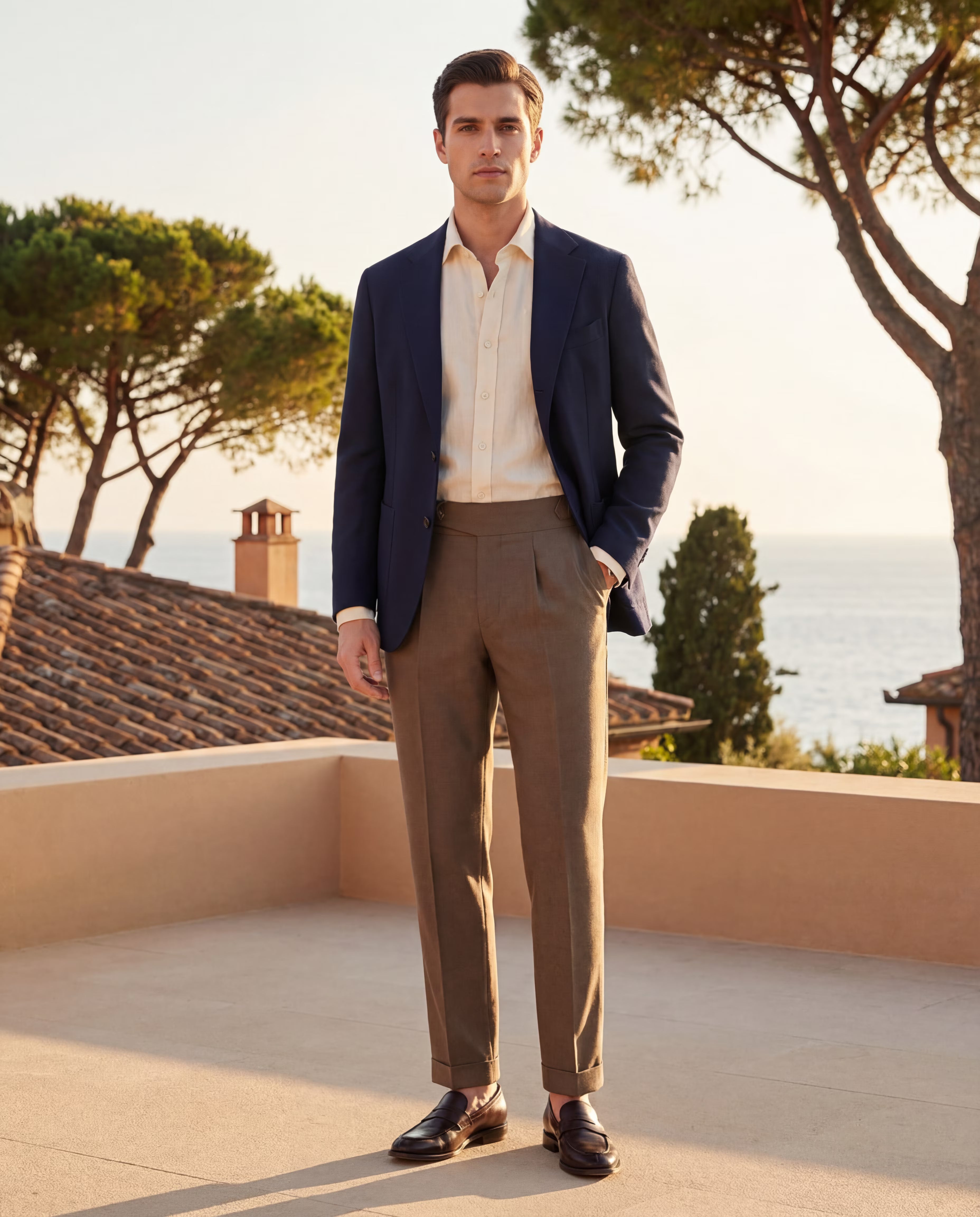 PALERMO SIDE-ADJUSTER TROUSERS