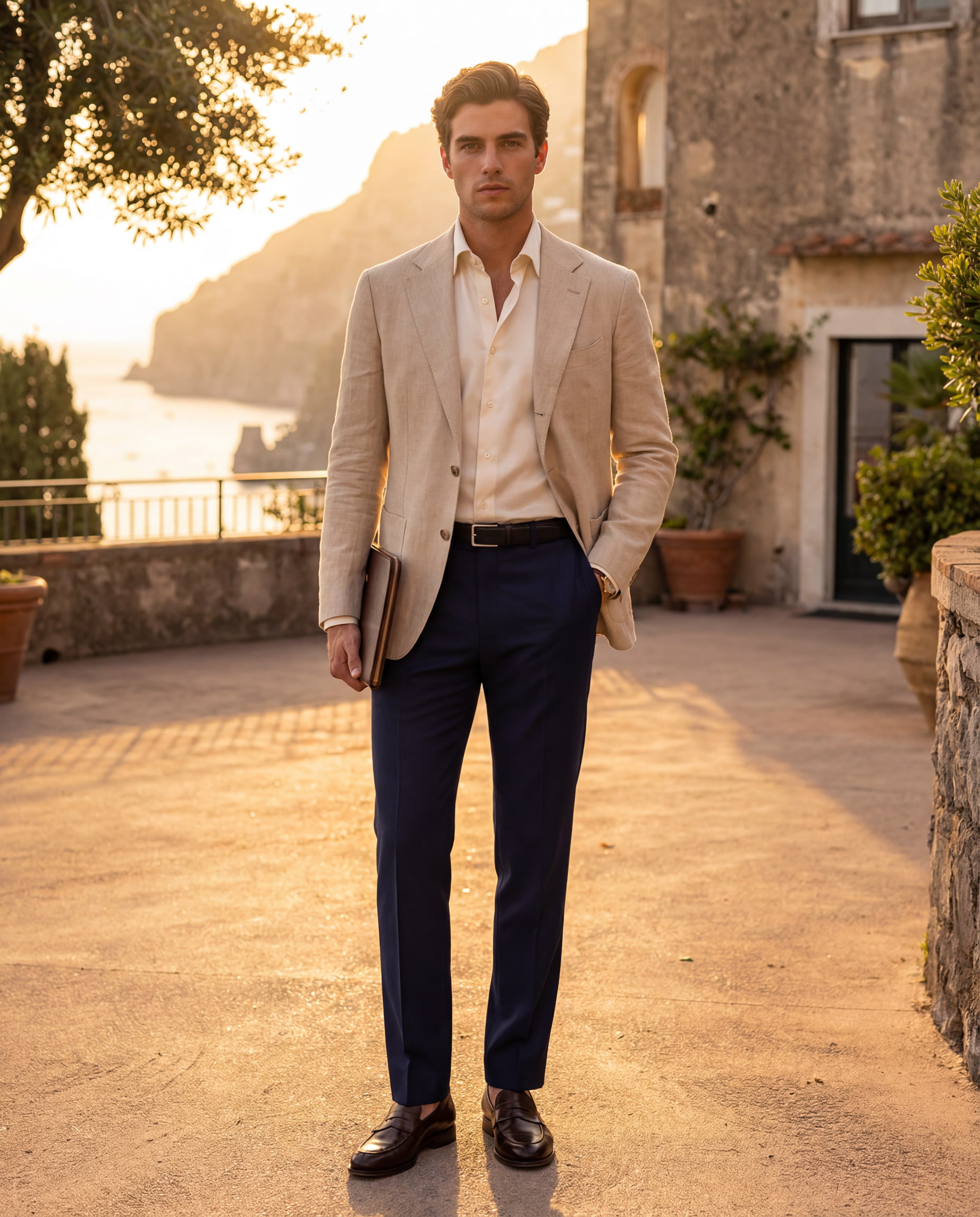 COMO SLIM DRESS TROUSERS