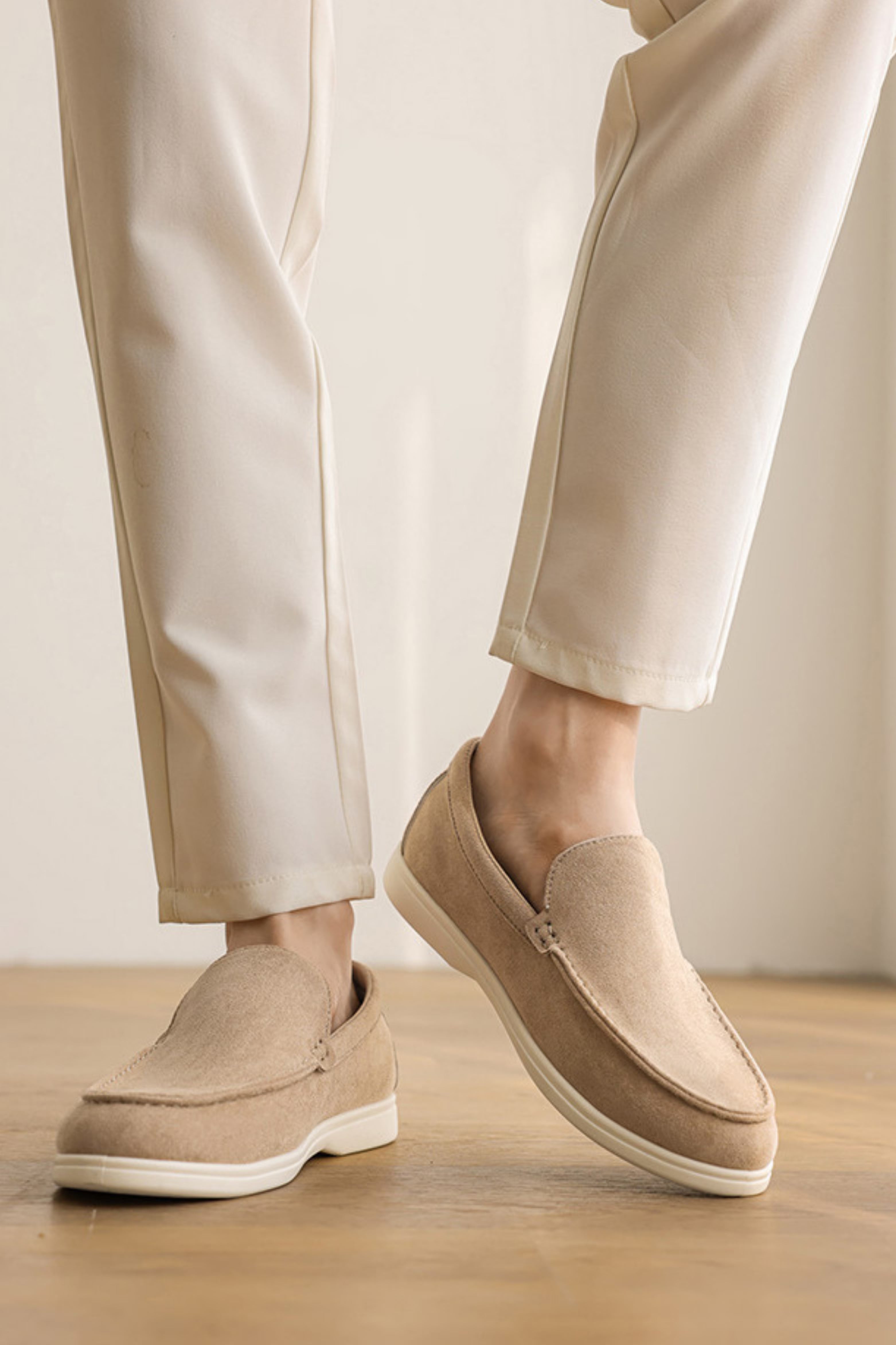 MONACO SUEDE LOAFERS