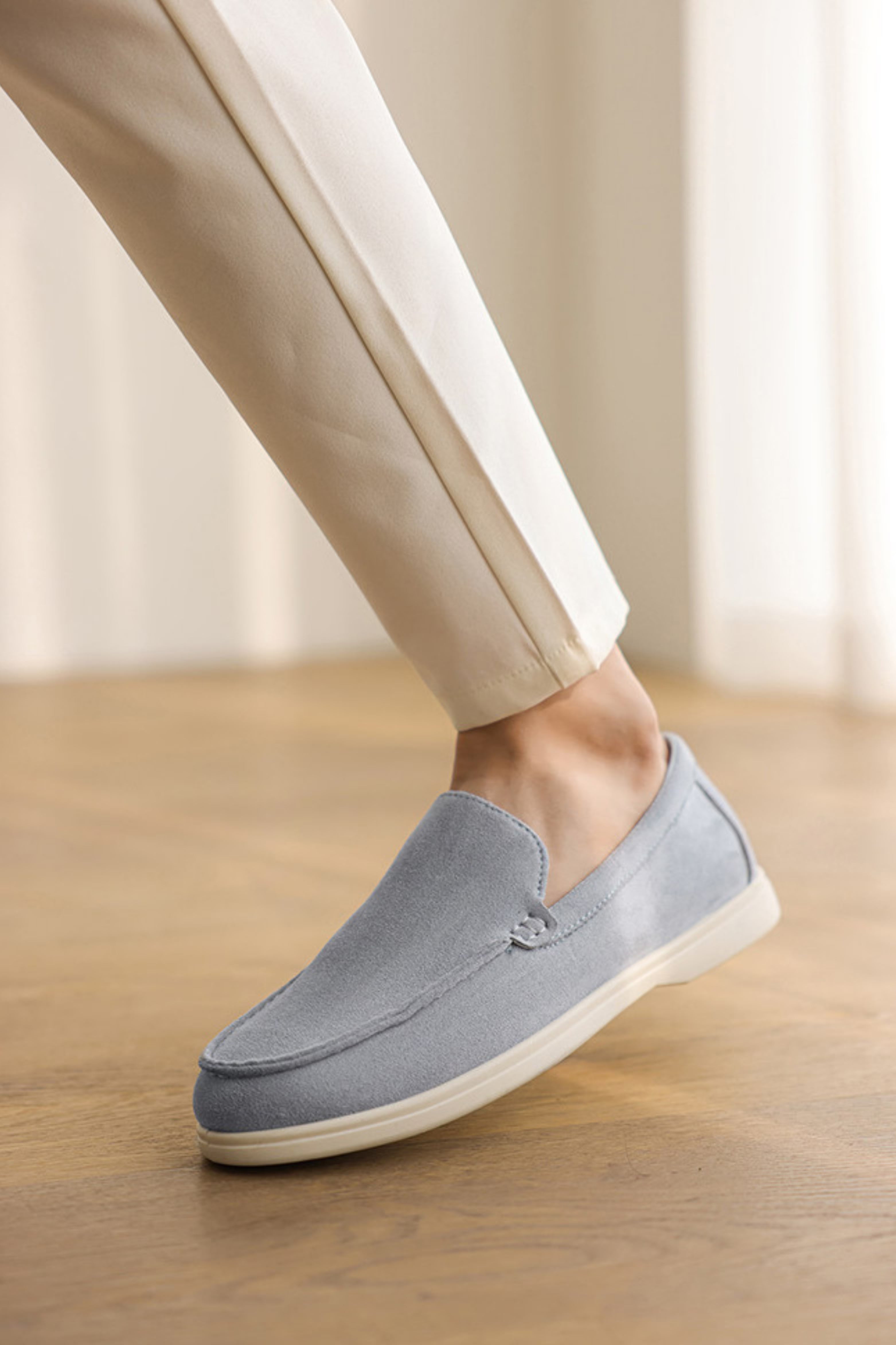 MONACO SUEDE LOAFERS