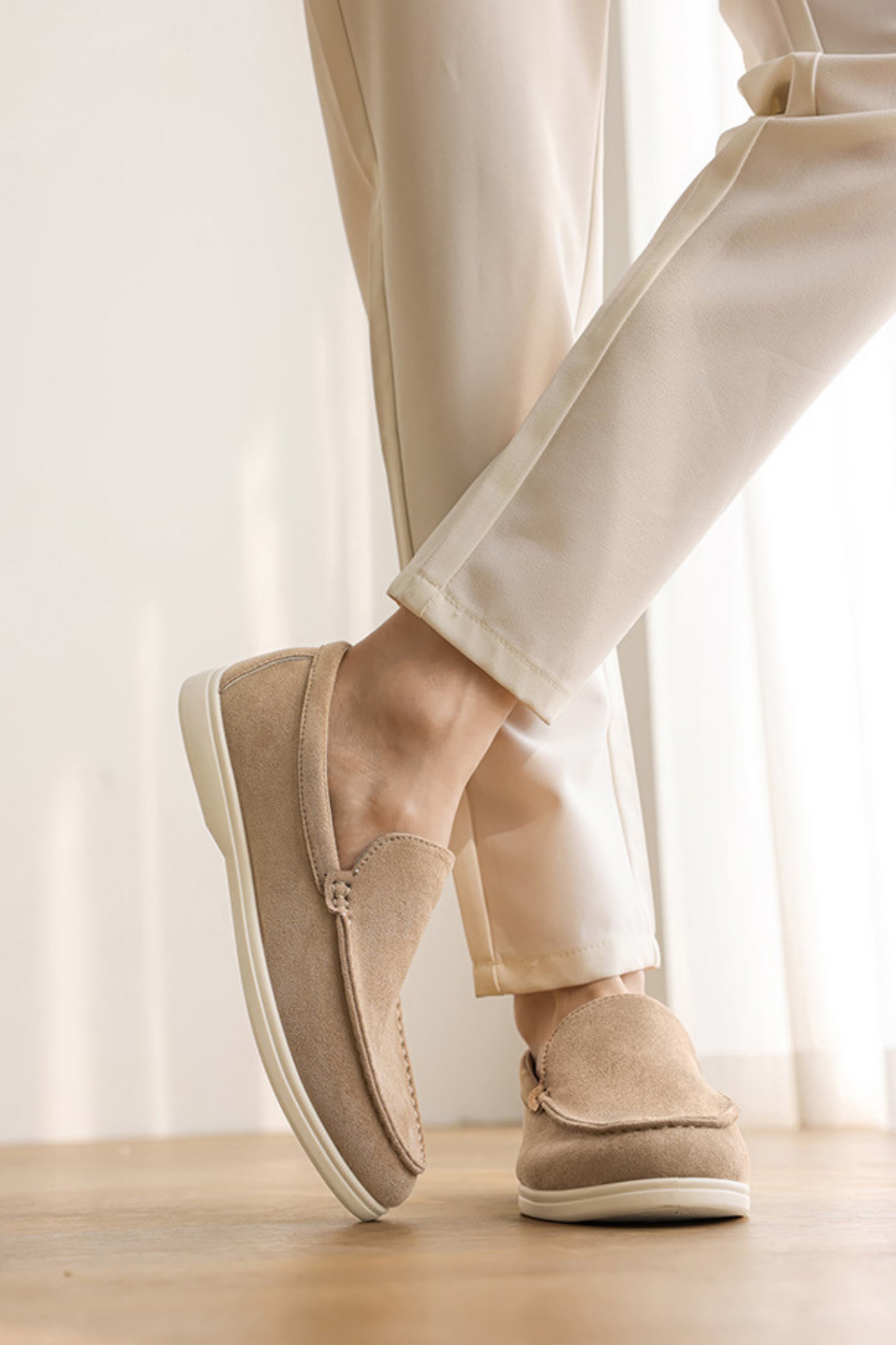 MONACO SUEDE LOAFERS