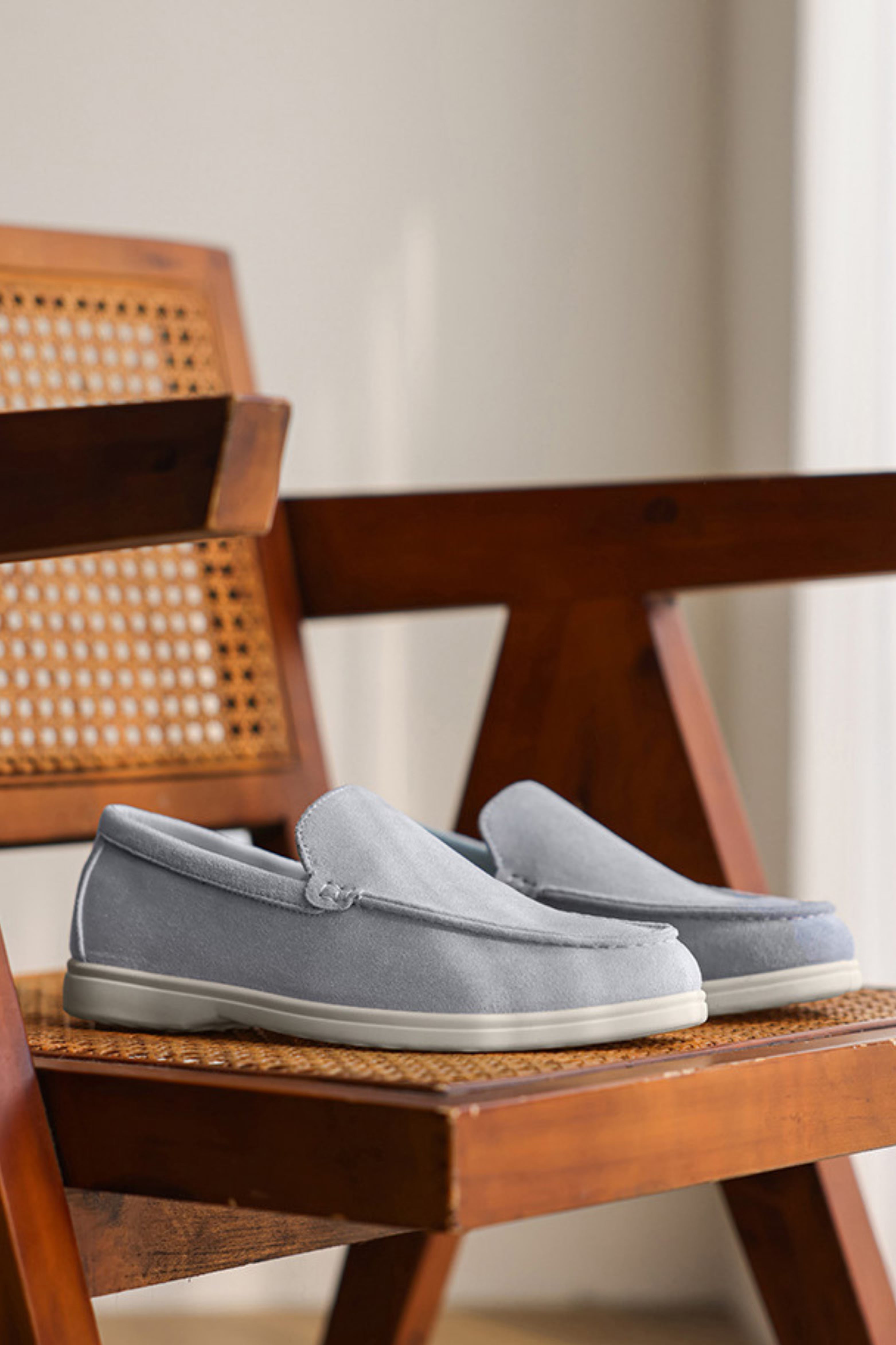 MONACO SUEDE LOAFERS