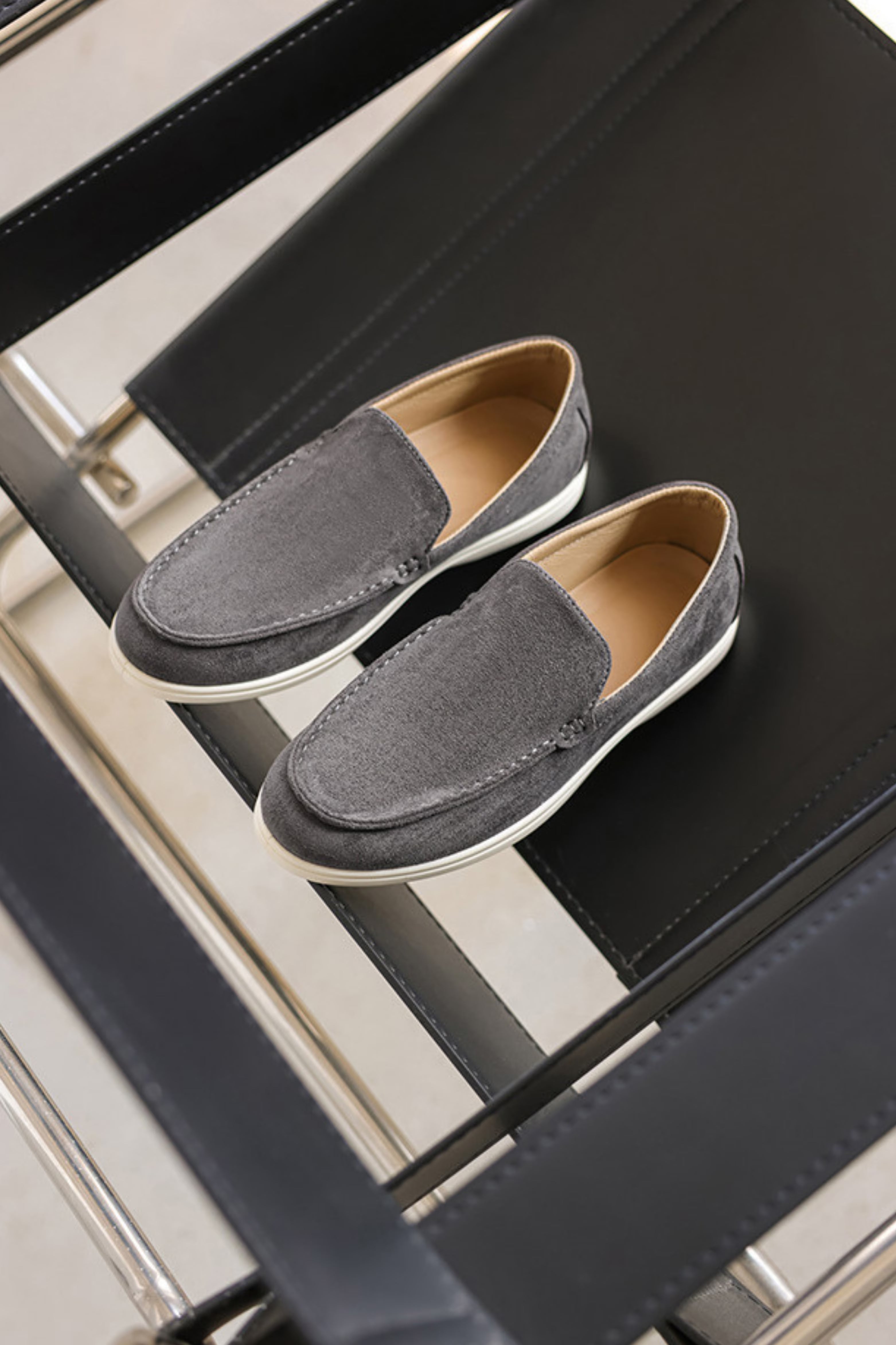 MONACO SUEDE LOAFERS