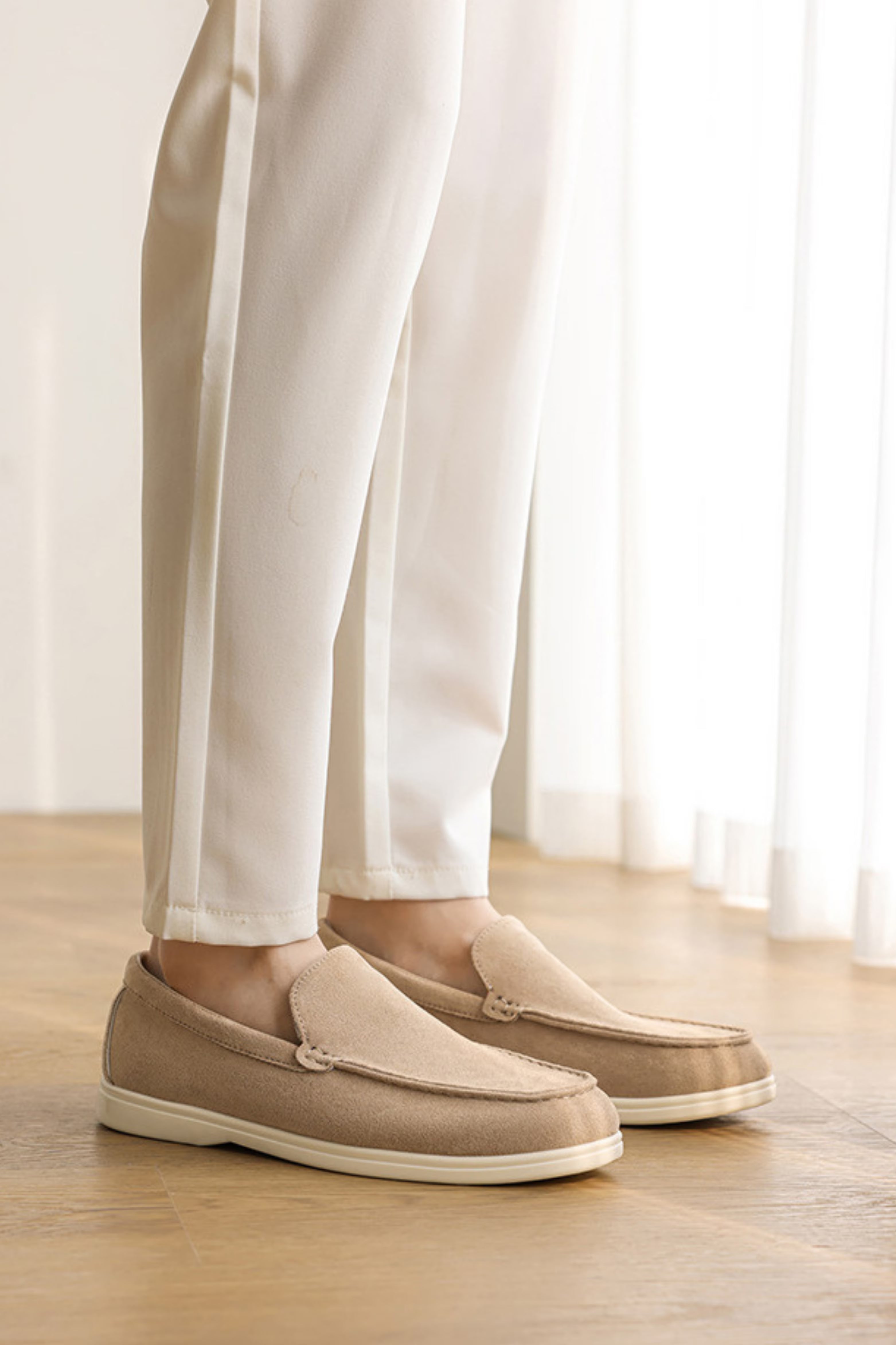 MONACO SUEDE LOAFERS