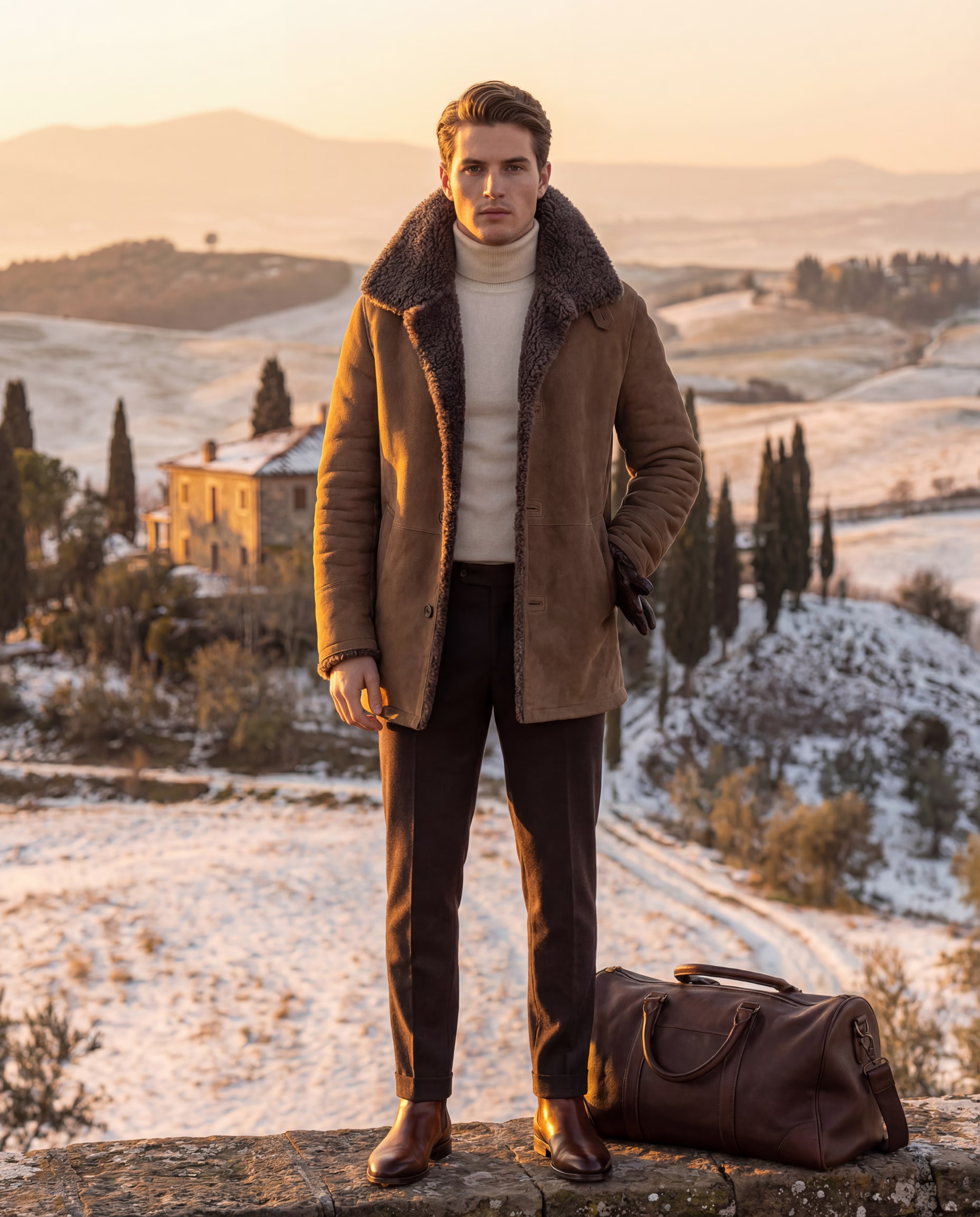 CHAMONIX SHEARLING COAT