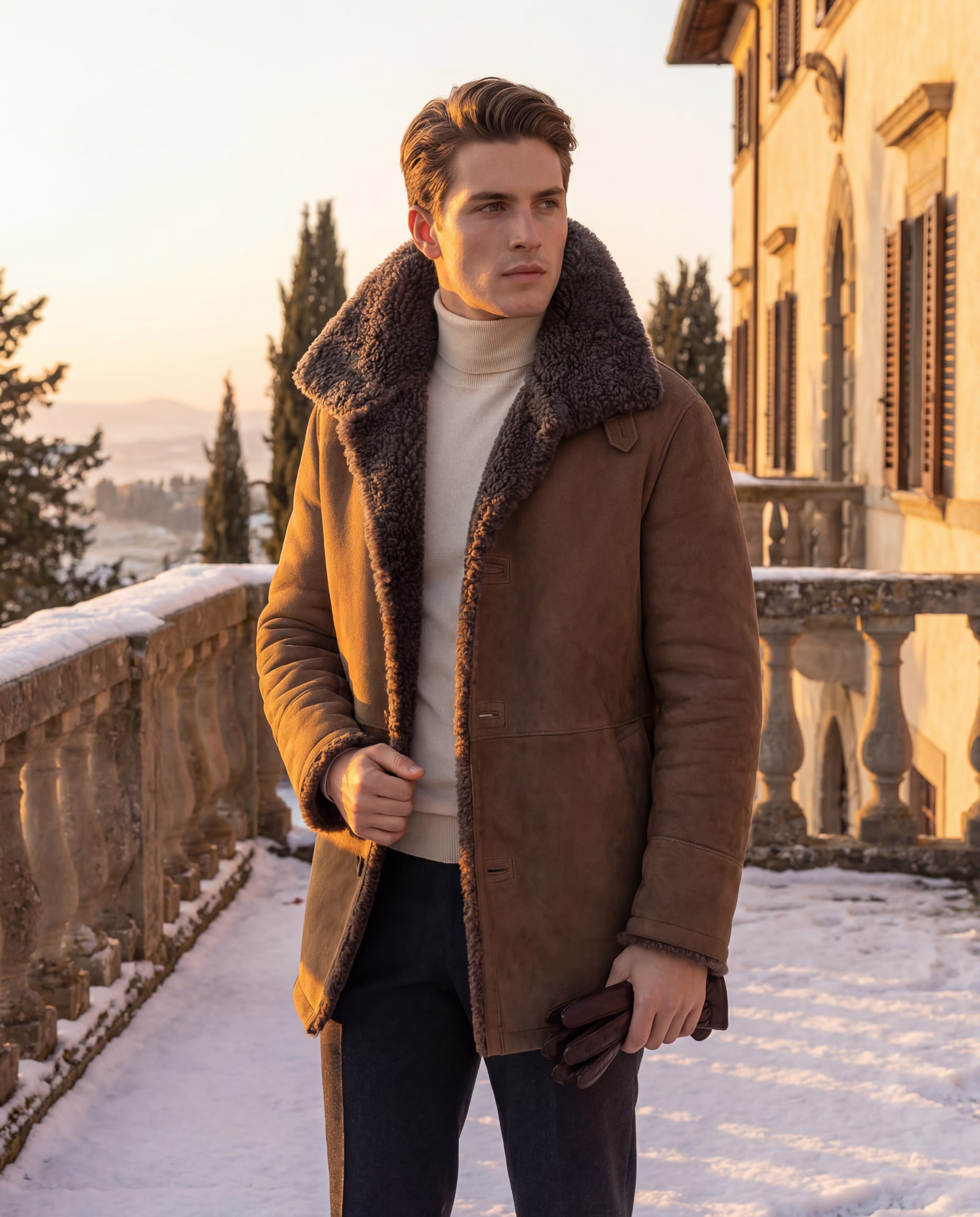 CHAMONIX SHEARLING COAT