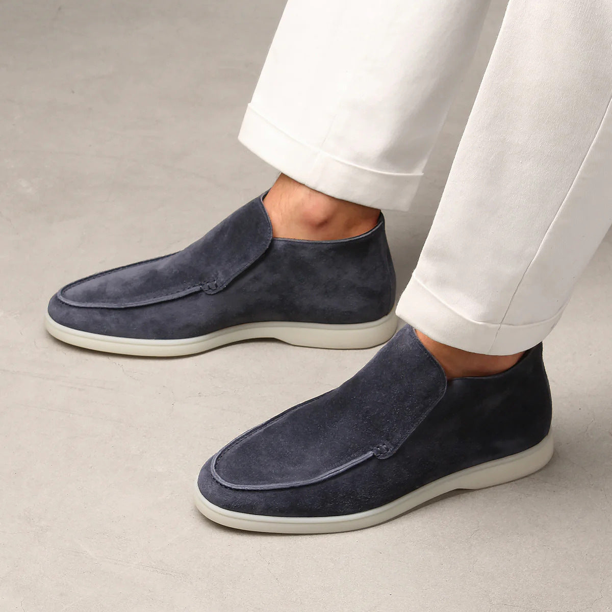 MONTE CARLO SUEDE LOAFERS