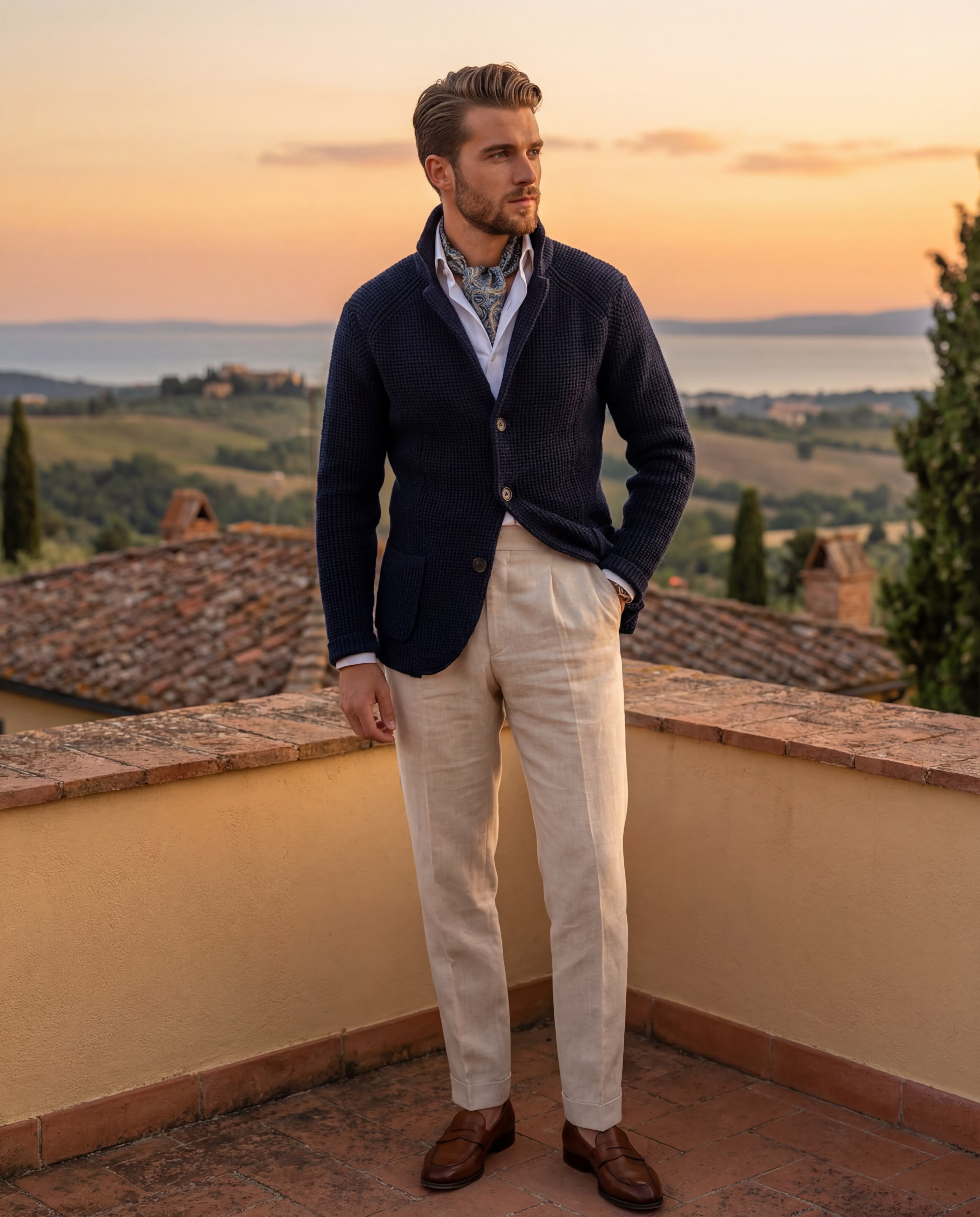 TAORMINA KNITTED BLAZER JACKET