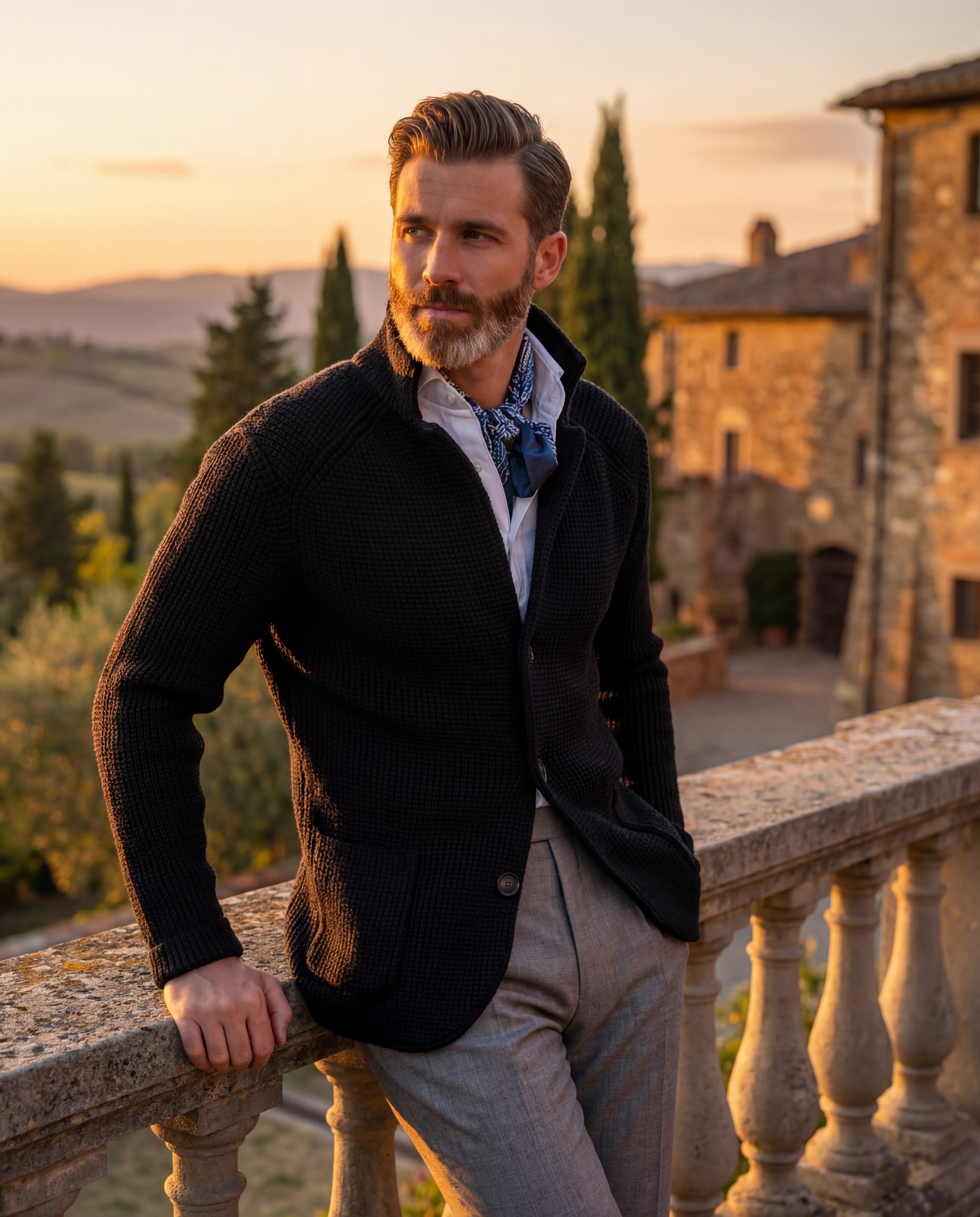 TAORMINA KNITTED BLAZER JACKET