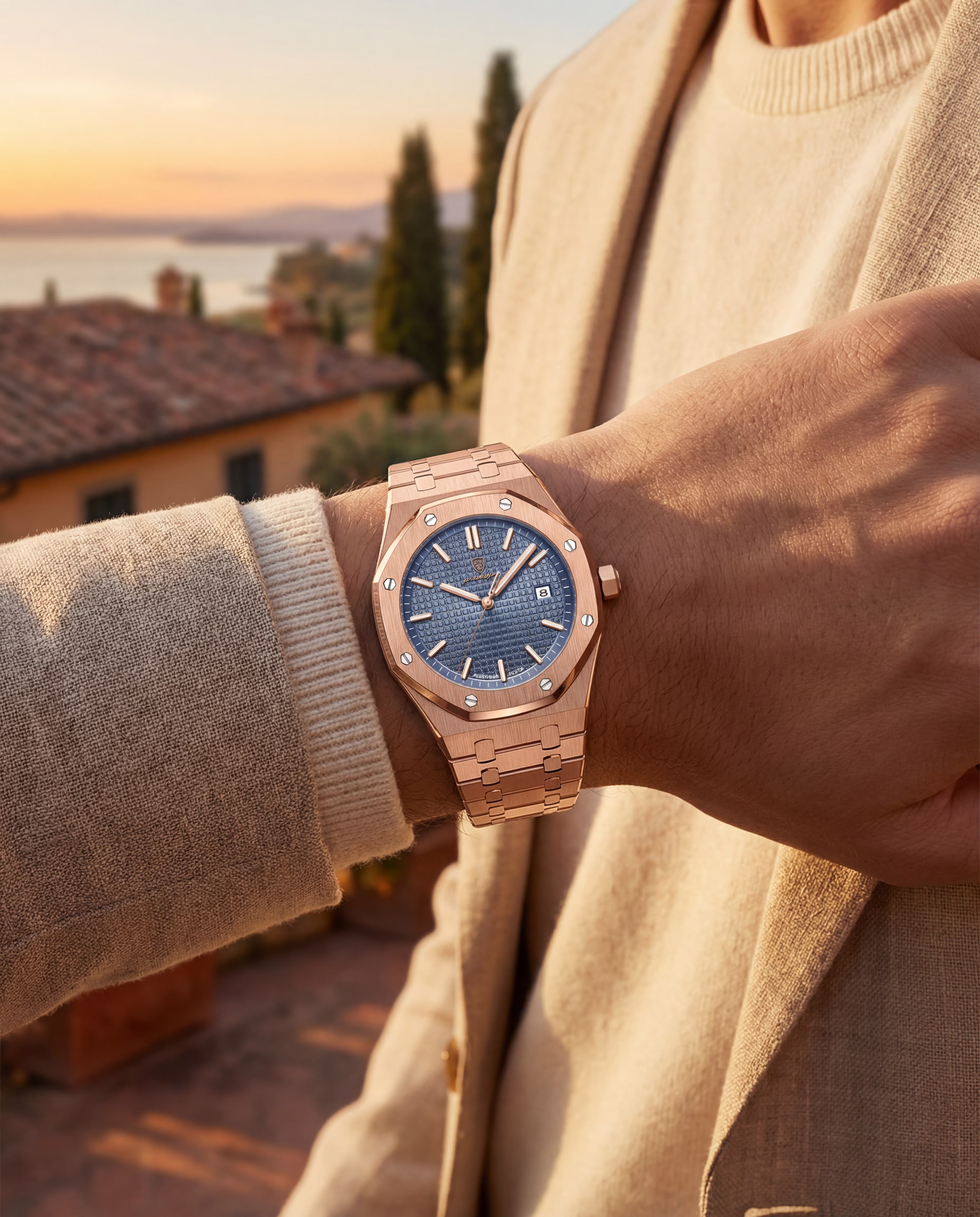 MONACO ELITE WATERPROOF WATCH