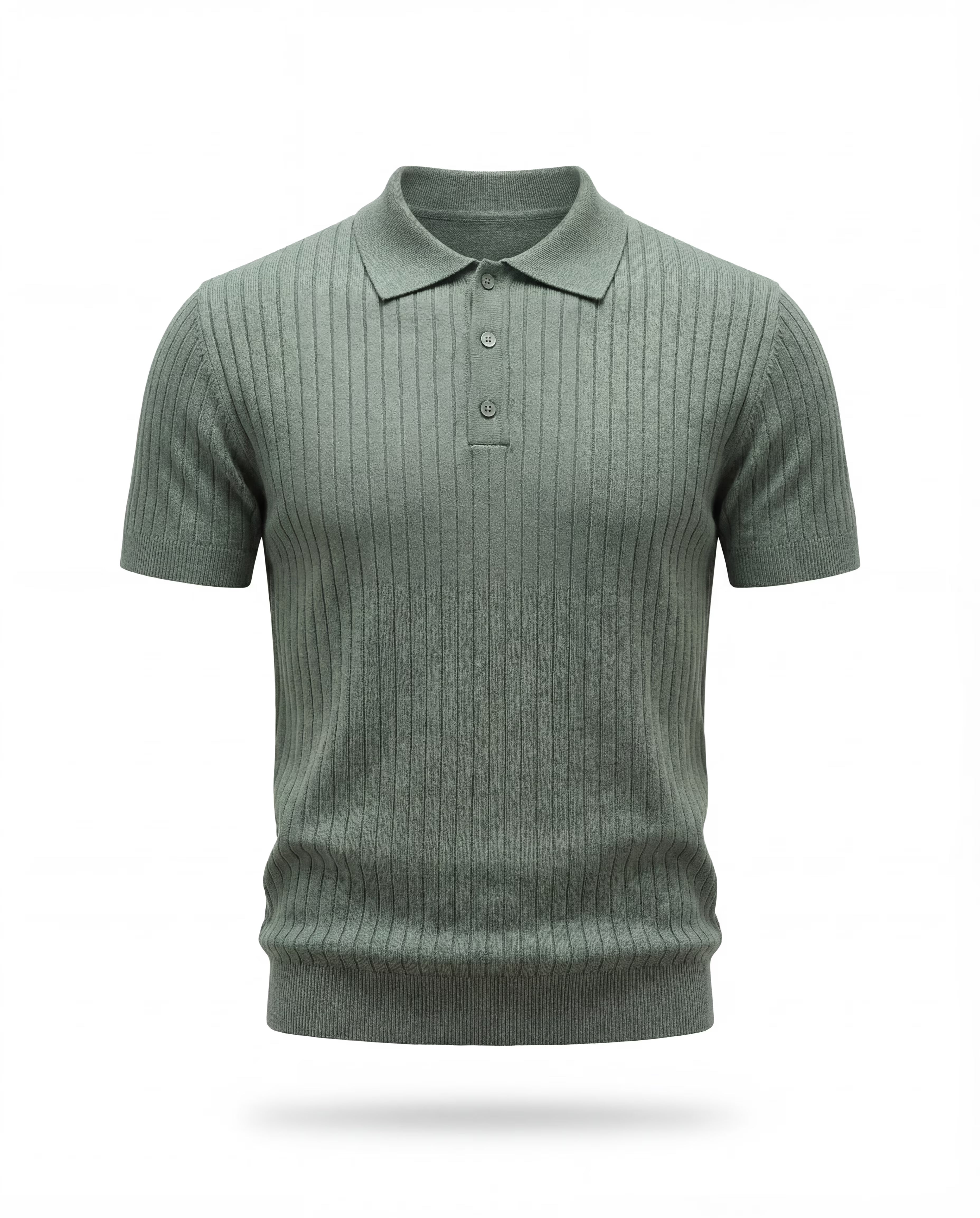 CANNES RIBBED POLO SHIRT