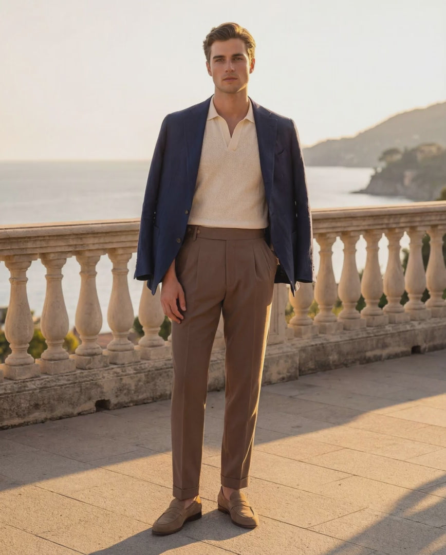 PARIS HIGH-WAIST TROUSERS