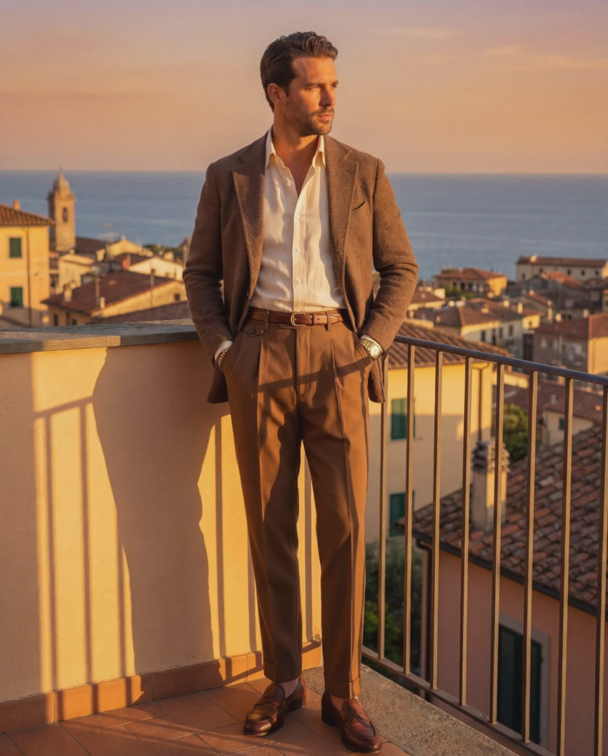 MILAN HIGH-WAIST TROUSERS