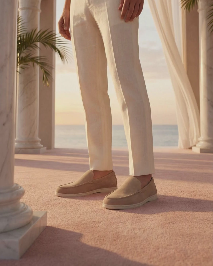 MONACO SUEDE LOAFERS